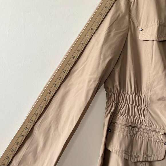 LBD Laundry By Design Womens Sand Hooded Lightweight Raincoat Anorak Jacket XXL - Picture 12 of 13